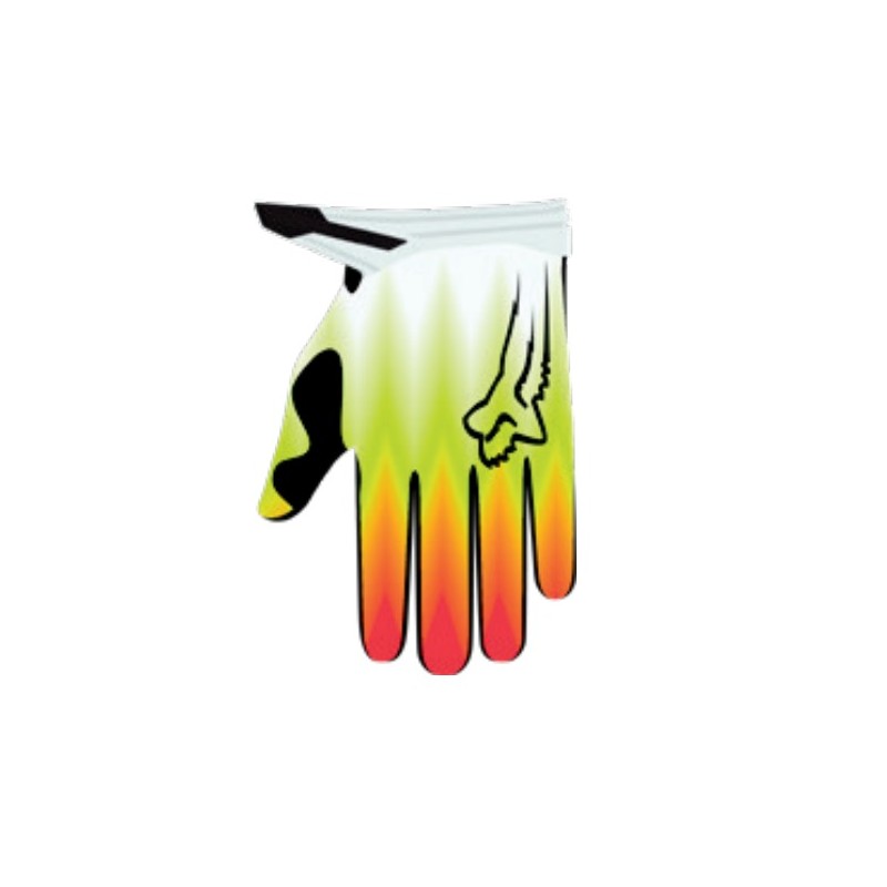 RĘKAWICE FOX JUNIOR 180 STATK RED/YELLOW