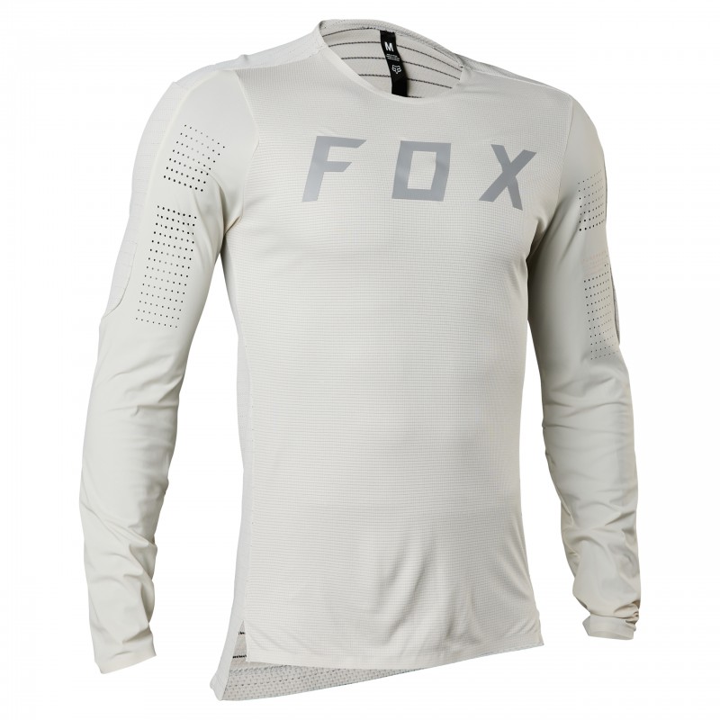 KOSZULKA ROWEROWA Z DŁUGIM RĘKAWEM FOX FLEXAIR PRO VINTAGE WHITE