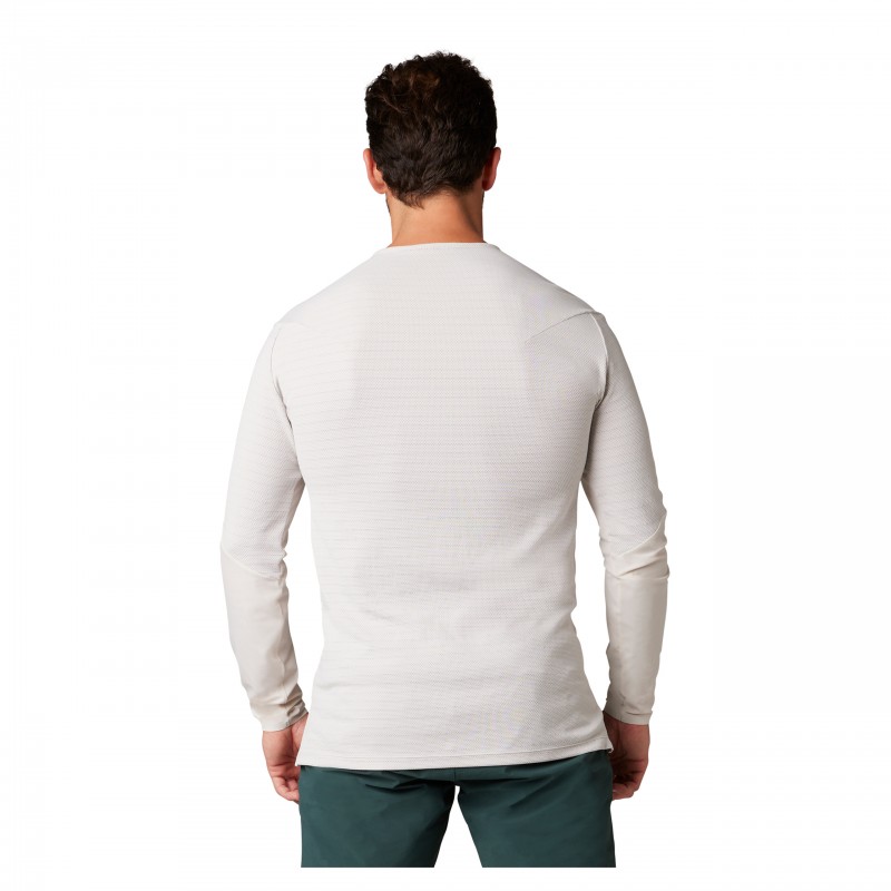 KOSZULKA ROWEROWA Z DŁUGIM RĘKAWEM FOX FLEXAIR PRO VINTAGE WHITE