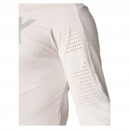KOSZULKA ROWEROWA Z DŁUGIM RĘKAWEM FOX FLEXAIR PRO VINTAGE WHITE