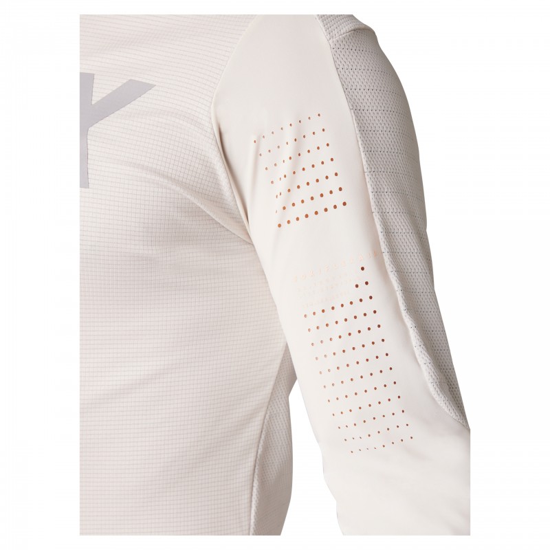 KOSZULKA ROWEROWA Z DŁUGIM RĘKAWEM FOX FLEXAIR PRO VINTAGE WHITE