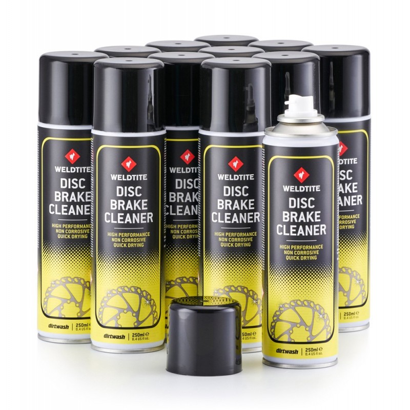 Odtłuszczacz do tarcz hamulcowych WELDTITE DIRTWASH Disc Brake Cleaner - Aerosol 250ml (NEW)