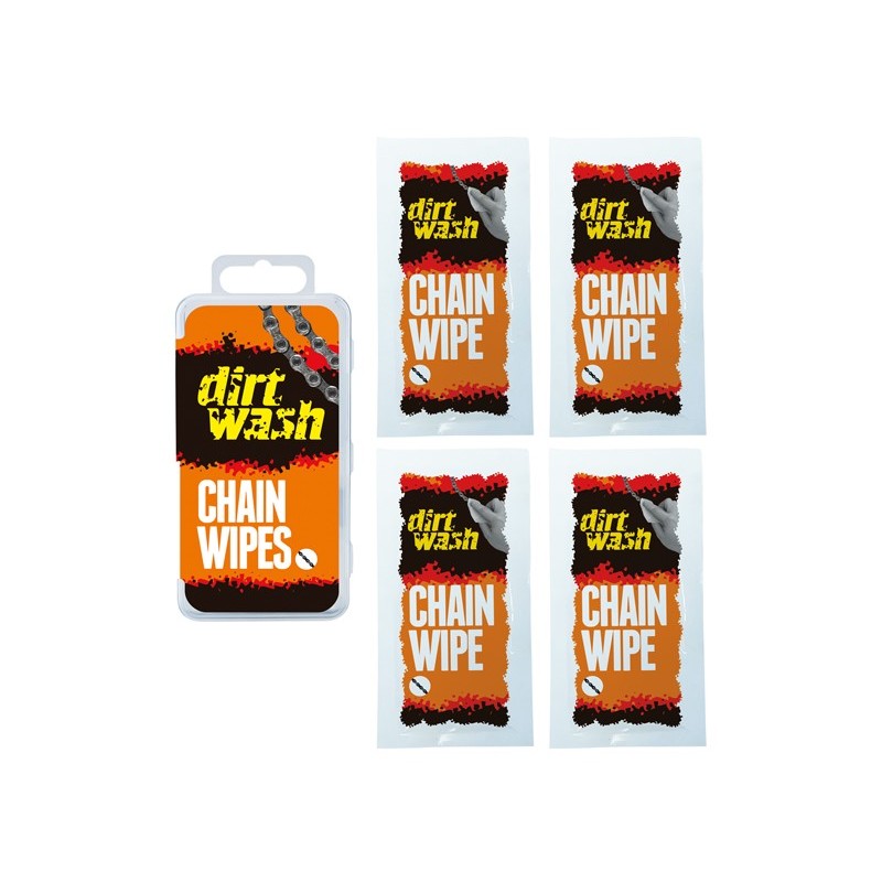 Chusteczk do czyszczenia łańcucha WELDTITE Chain Cleaning Wipes (x4), Zestaw 4szt.