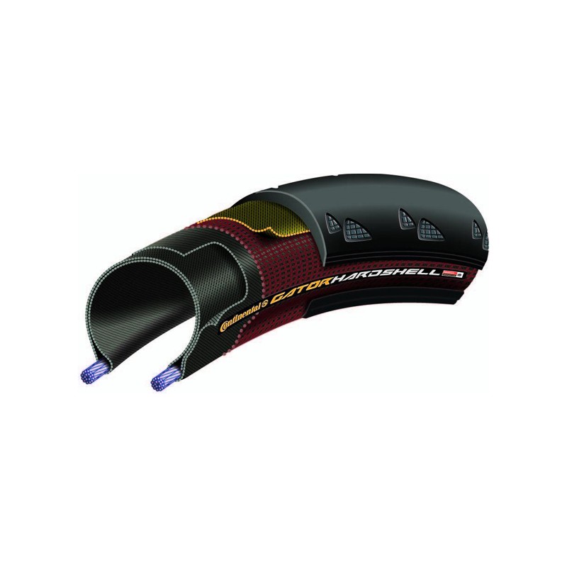 Opona Gator Hardshell 700x25C Czarna Drut 345g