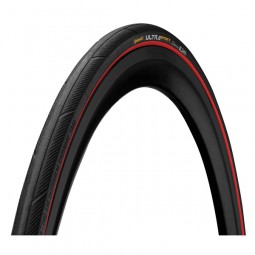Opona Ultra Sport PF 700x 25C Czarna/czerwona Zwij