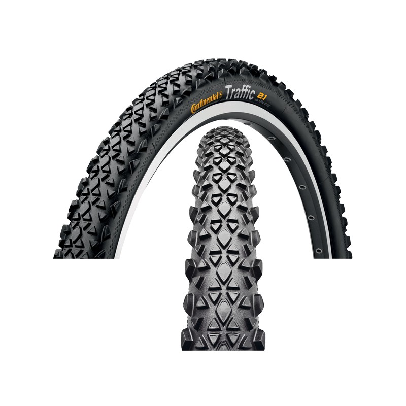 Opona Traffic 24x1.75 Czarna Refl Drut 800g
