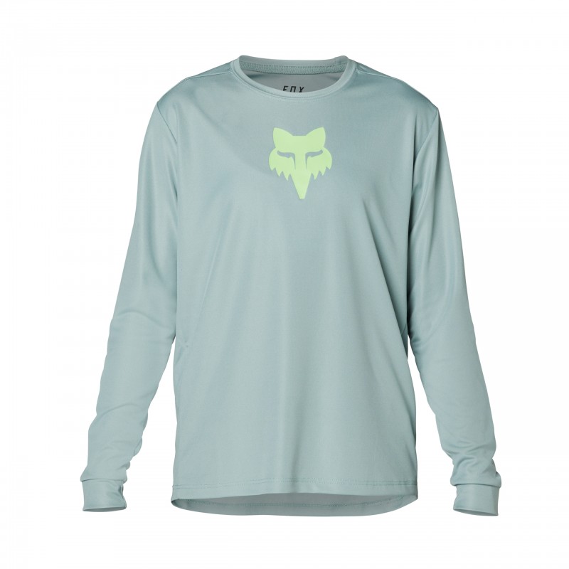 KOSZULKA ROWEROWA Z DŁUGIM RĘKAWEM FOX JUNIOR RANGER GUNMETAL