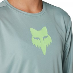 KOSZULKA ROWEROWA Z DŁUGIM RĘKAWEM FOX JUNIOR RANGER GUNMETAL