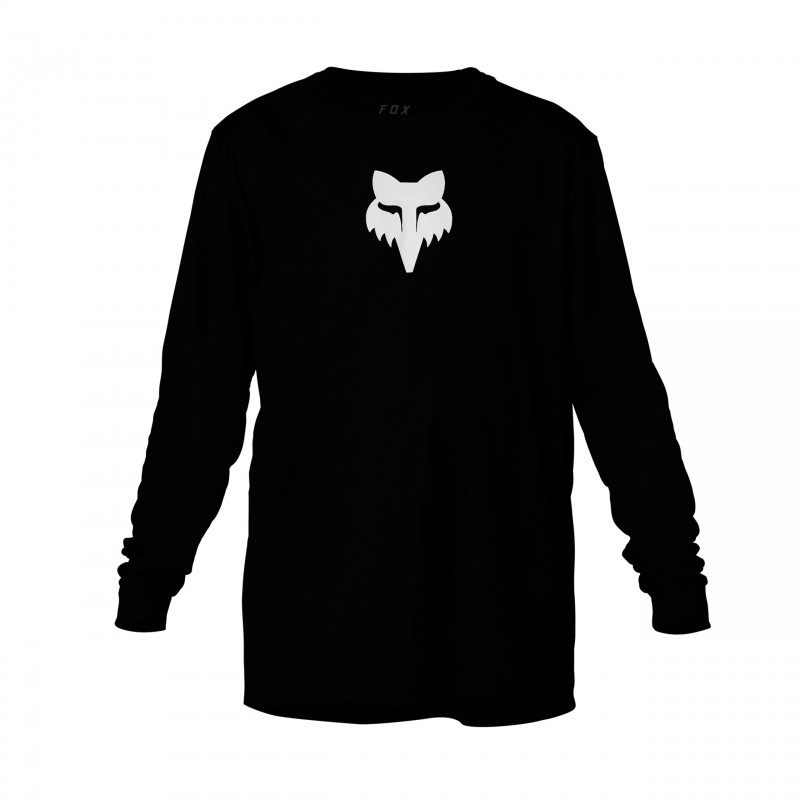 KOSZULKA ROWEROWA Z DŁUGIM RĘKAWEM FOX JUNIOR RANGER BLACK
