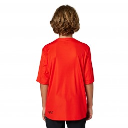 KOSZULKA ROWEROWA FOX JUNIOR RANGER FLUORESCENT RED