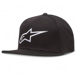 CZAPKA Z DASZKIEM ALPINESTARS AGELESS FLAT BLACK/WHITE