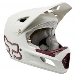KASK ROWEROWY FOX JUNIOR RAMPAGE VINTAGE WHITE