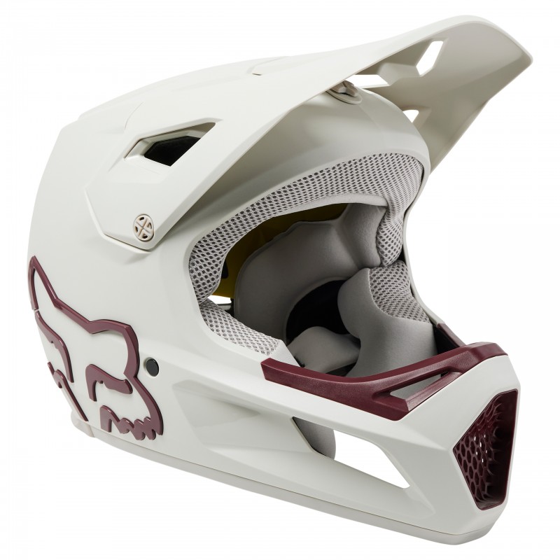 KASK ROWEROWY FOX JUNIOR RAMPAGE VINTAGE WHITE