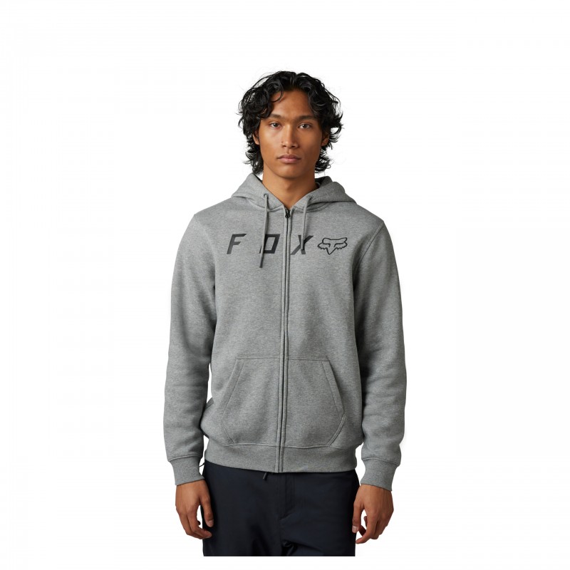 BLUZA Z KAPTUREM NA ZAMEK FOX ABSOLUTE HEATHER GRAPHITE