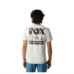 T-SHIRT FOX ROCKWILDER VINTAGE WHITE