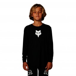 KOSZULKA ROWEROWA Z DŁUGIM RĘKAWEM FOX JUNIOR RANGER BLACK