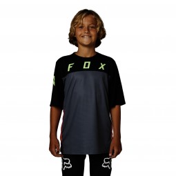 KOSZULKA ROWEROWA FOX JUNIOR DEFEND RACE BLACK