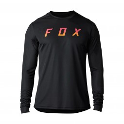 KOSZULKA ROWEROWA Z DŁUGIM RĘKAWEM FOX RANGER DOSE BLACK