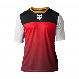 KOSZULKA ROWEROWA FOX DEFEND AURORA BLACK/WHITE