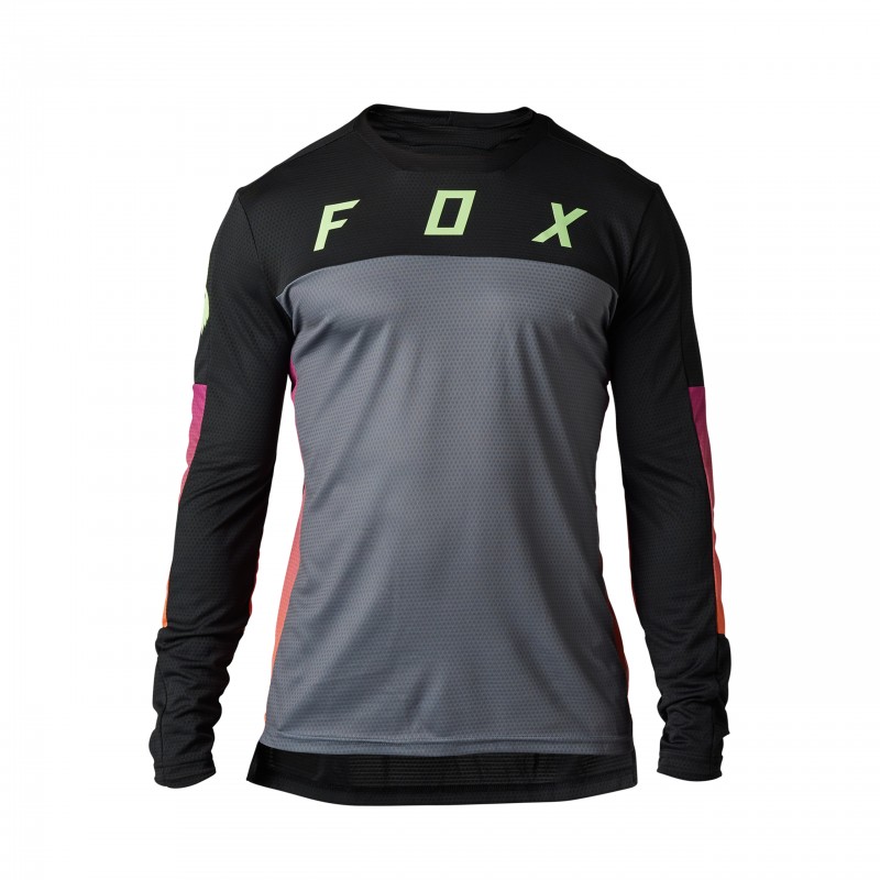KOSZULKA ROWEROWA Z DŁUGIM RĘKAWEM FOX DEFEND CEKT BLACK