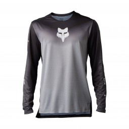 KOSZULKA ROWEROWA Z DŁUGIM RĘKAWEM FOX FLEXAIR NOVAH STEEL GREY