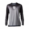 KOSZULKA ROWEROWA Z DŁUGIM RĘKAWEM FOX FLEXAIR NOVAH STEEL GREY