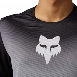 KOSZULKA ROWEROWA Z DŁUGIM RĘKAWEM FOX FLEXAIR NOVAH STEEL GREY
