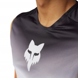 KOSZULKA ROWEROWA Z DŁUGIM RĘKAWEM FOX FLEXAIR NOVAH BLACK/WHITE