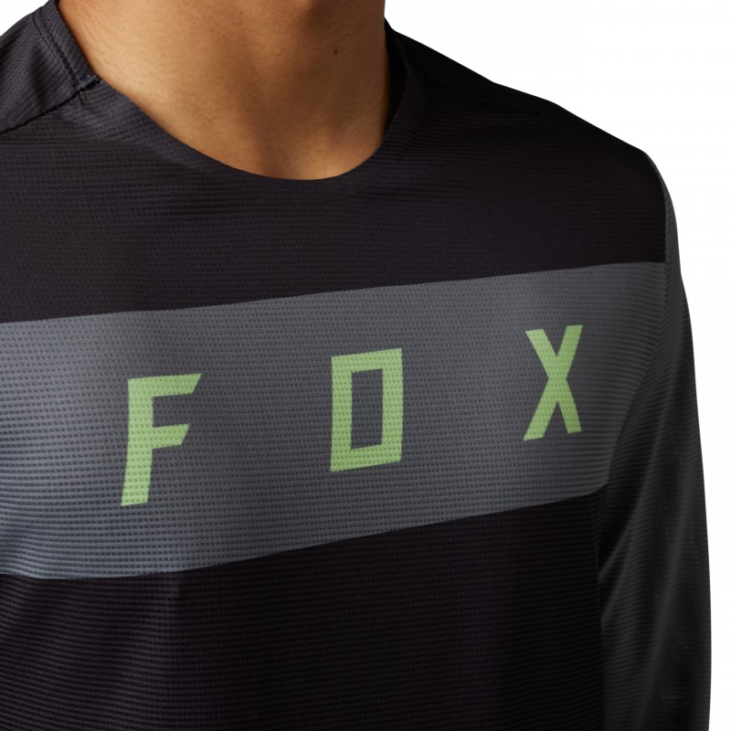 KOSZULKA ROWEROWA Z DŁUGIM RĘKAWEM FOX FLEXAIR ARCADIA BLACK