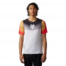 KOSZULKA ROWEROWA FOX FLEXAIR NOVAH BLACK/WHITE