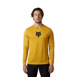 KOSZULKA ROWEROWA Z DŁUGIM RĘKAWEM FOX RANGER TRU DRI DAFFODIL