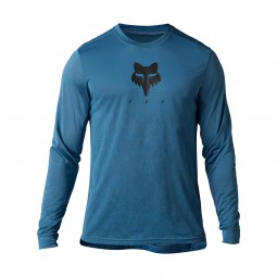 KOSZULKA ROWEROWA Z DŁUGIM RĘKAWEM FOX RANGER TRU DRI DARK SLATE