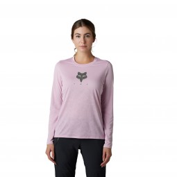 KOSZULKA ROWEROWA Z DŁUGIM RĘKAWEM FOX LADY RANGER TRU DRI BLUSH