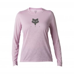 KOSZULKA ROWEROWA Z DŁUGIM RĘKAWEM FOX LADY RANGER TRU DRI BLUSH