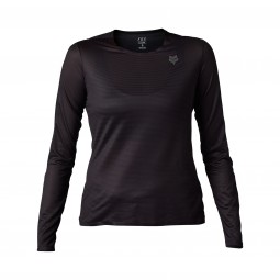KOSZULKA ROWEROWA Z DŁUGIM RĘKAWEM FOX LADY FLEXAIR ASCENT BLACK