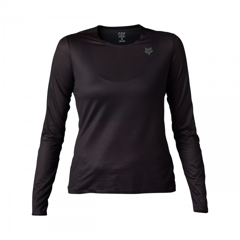 KOSZULKA ROWEROWA Z DŁUGIM RĘKAWEM FOX LADY FLEXAIR ASCENT BLACK