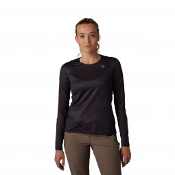 KOSZULKA ROWEROWA Z DŁUGIM RĘKAWEM FOX LADY FLEXAIR ASCENT BLACK