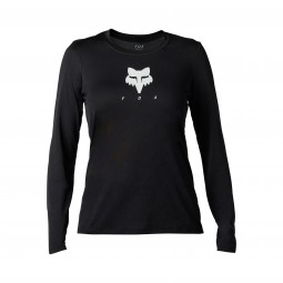KOSZULKA ROWEROWA Z DŁUGIM RĘKAWEM FOX LADY RANGER TRU DRI BLACK