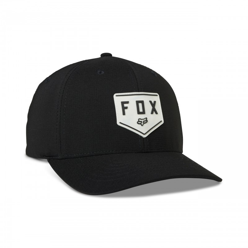 CZAPKA Z DASZKIEM FOX SHIELD TECH FLEXFIT BLACK