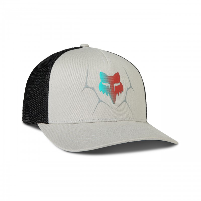 CZAPKA Z DASZKIEM FOX SYZ FLEXFIT STEEL GREY