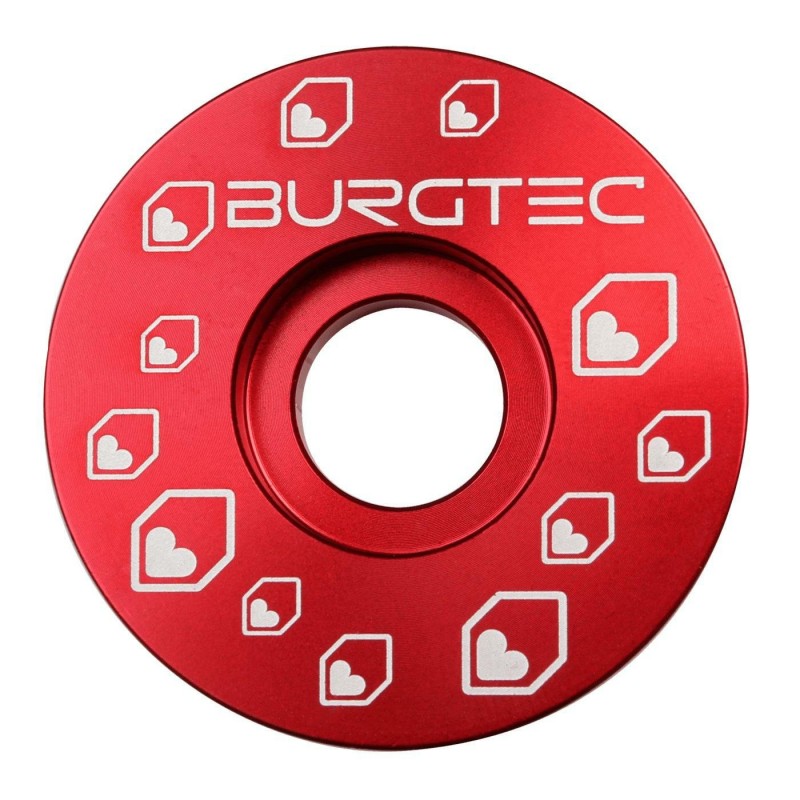 Burgtec kapsel Top Cap ­ Race Red