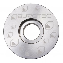 Burgtec kapsel Top Cap ­ Rhodium Silver