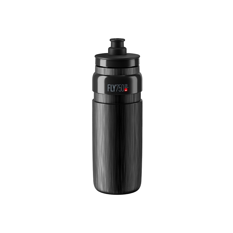 Elite Bidon FLY TEX Czarny, Szare Logo 750ml