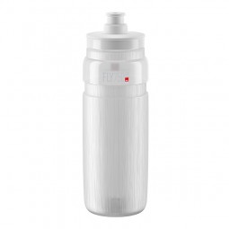 Elite Bidon FLY TEX Clear, Szare Logo 750ml