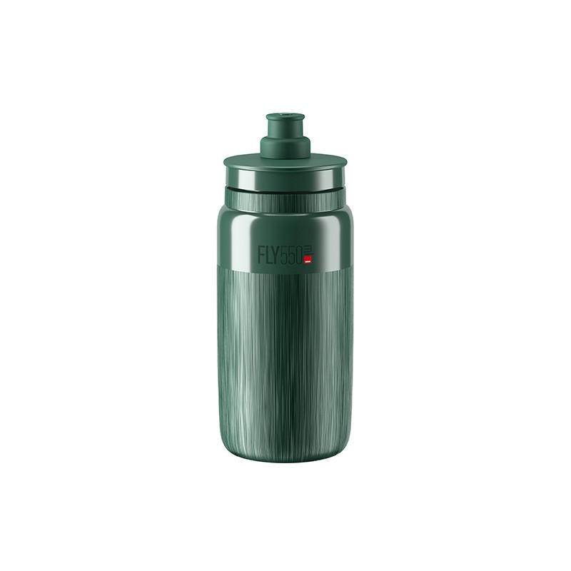 Elite Bidon FLY TEX Zielony, Szare Logo 550ml