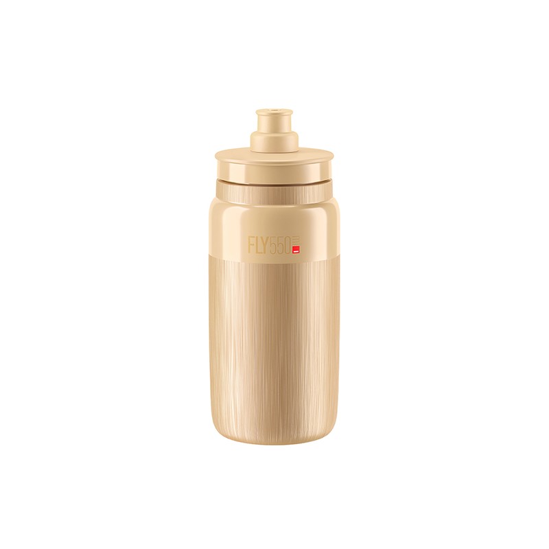 Elite Bidon FLY TEX Beżowy Szare Logo 550ml