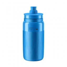 Elite Bidon FLY TEX Niebieski, Szare Logo 550ml