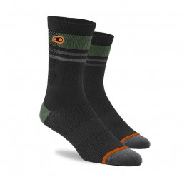 SKARPETY ICON MTB CRANKBROTHERS BLACK/ORANGE/GREEN