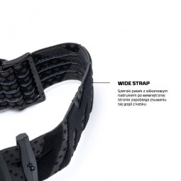 GOGLE IMX ENDURANCE FLIP BLACK MATT/ BLACK - SZYBA IRIDIUM GOLD + CLEAR (2 SZYBY W ZESTAWIE)
