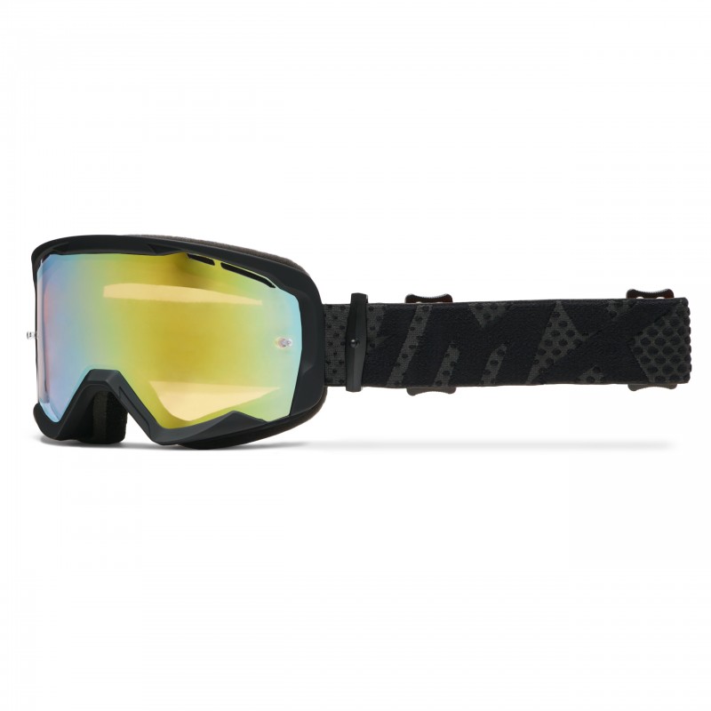GOGLE IMX ENDURANCE FLIP BLACK MATT/ BLACK - SZYBA IRIDIUM GOLD + CLEAR (2 SZYBY W ZESTAWIE)